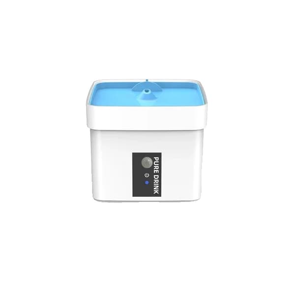 Pet Vanddispenser, Smarte Funktioner, Justerbar Udgivelse,Blå Farve, Med Sensor Med UVC