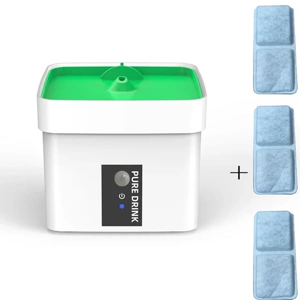 Pet Vanddispenser, Smarte Funktioner, Justerbar Udgivelse,Grøn Og Chip, NE Sensor Med UVC