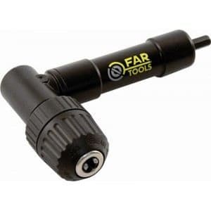 Vinkelborradapter - FARTOOLS - Självspännande chuck Ø 1,5 till 10 mm - Axel på kullager