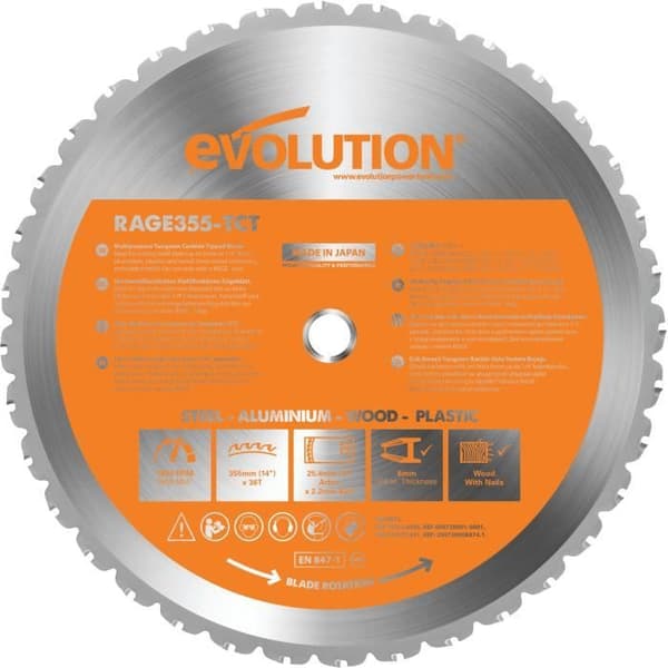 EVOLUTION Flermaterialsblad 355 mm LAMRAGE2