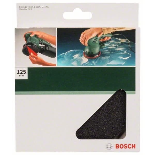 BOSCH Tillbehör - Polersvamp 130 mm - Grå - För excentrisk slipmaskin