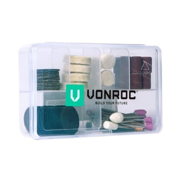 100 tillbehör för multifunktions roterande verktyg Ø 2,3 mm - Universal - Kompatibel med VONROC CT503DC verktyg