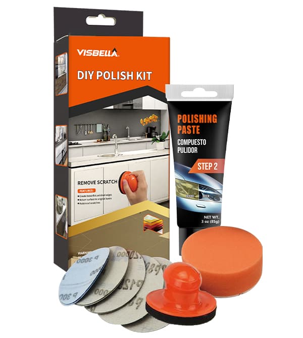 Visbella DIY plastpoleringssæt inkl. farver