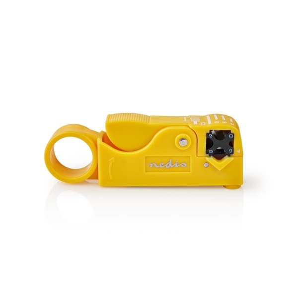 Nedis Kabelafisoleringstang | Stripping tang | PVC / Stål | Gul / Sort