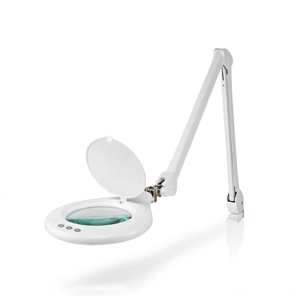 Nedis Förstoringsglas Bordslampa | Linsstyrka: 3 Diopter | 6500 K | 10 W | 660 lm | Vit Vit