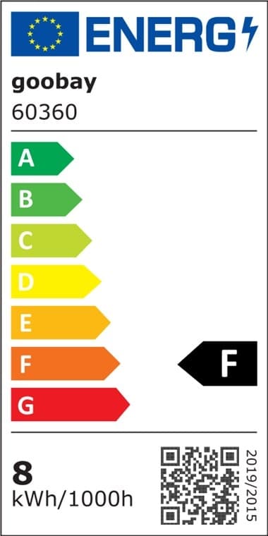 Goobay LED-forstørrelseslampe med klips, 8 W, hvit 650 lm, 127 mm krystallglasslinse, 1,75x forstørrelse, 3 dioptrier