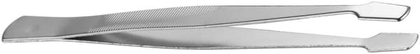 Fixpoint Pincettsats, 4 delar 1x spetsig pincett, rak, 1x spetsig pincett, böjd, 1x platt pincett, böjd, 1x tvärpincett, 110 mm