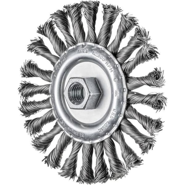 PFERD COMBITWIST rundborste med runt huvud diam. RBG 125 x 12 mm Ø ståltråd M14 0,50 för vinkelslip 43303051 1