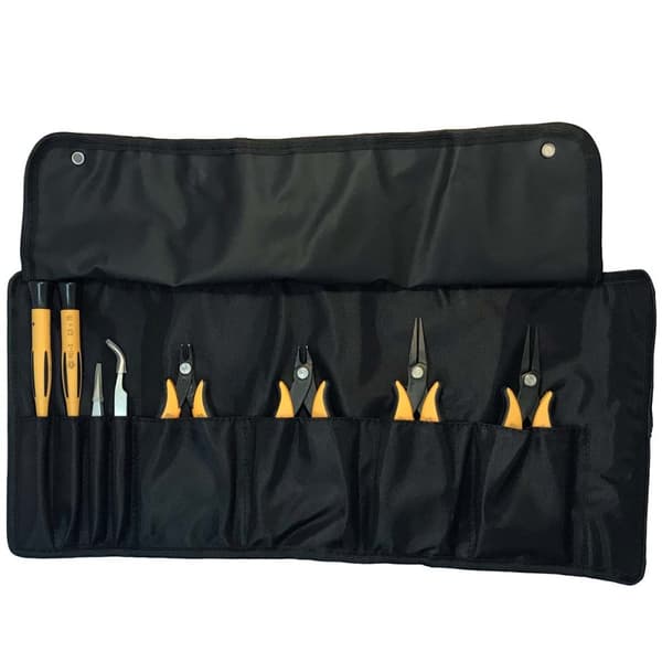 Piergiacomi Set med 8 olika handverktyg (2 pincett, 2 knivar, 2 tång och 2 skruvmejslar)