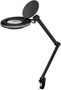 Pikkukuva 2 / 10: Goobay LED-förstoringslampa med klämma, 8 W, svart 650 lm, 127 mm kristallglaslins, 1,75x förstoring, 3 dioptrier