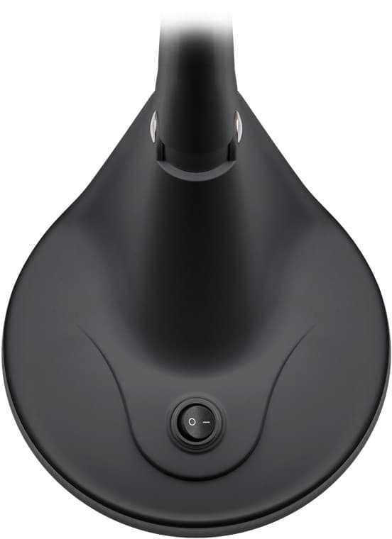 Goobay LED-förstoringslampa med stativ, 6 W, svart 450 lm, 100 mm glaslins, 1,75x förstoring, 3 dioptrier