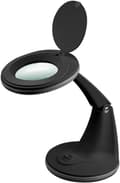 Miniatyrbild 1 av 10: Goobay LED-förstoringslampa med stativ, 6 W, svart 450 lm, 100 mm glaslins, 1,75x förstoring, 3 dioptrier