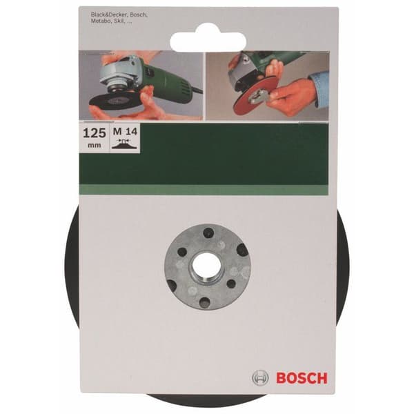 BOSCH slipplatta 125 mm - för vinkelslipar - antivibration