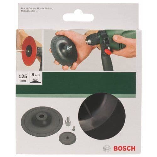 Bosch 2609256281 Slipplatta för borr att dra åt 125 mm