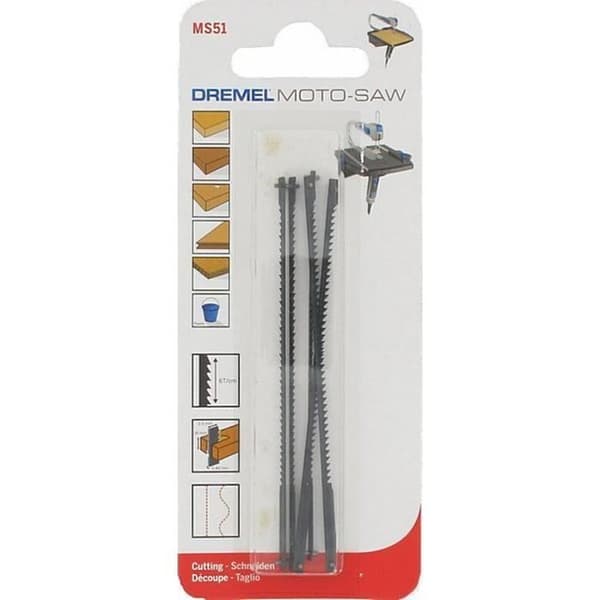 DREMEL MS51 träkapblad - Set om 5 - För Motosaw rullsåg