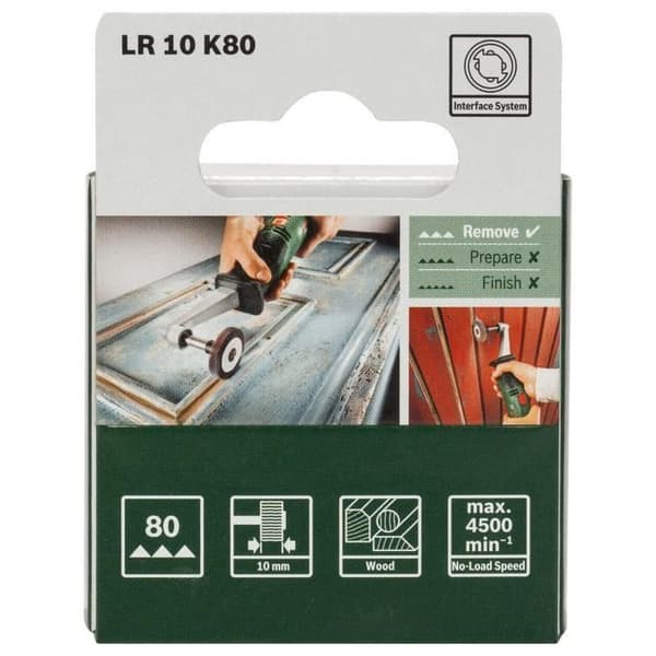 Klaffrulle 10mm Korn 80 - BOSCH - Tillbehör PRR / TEXORO