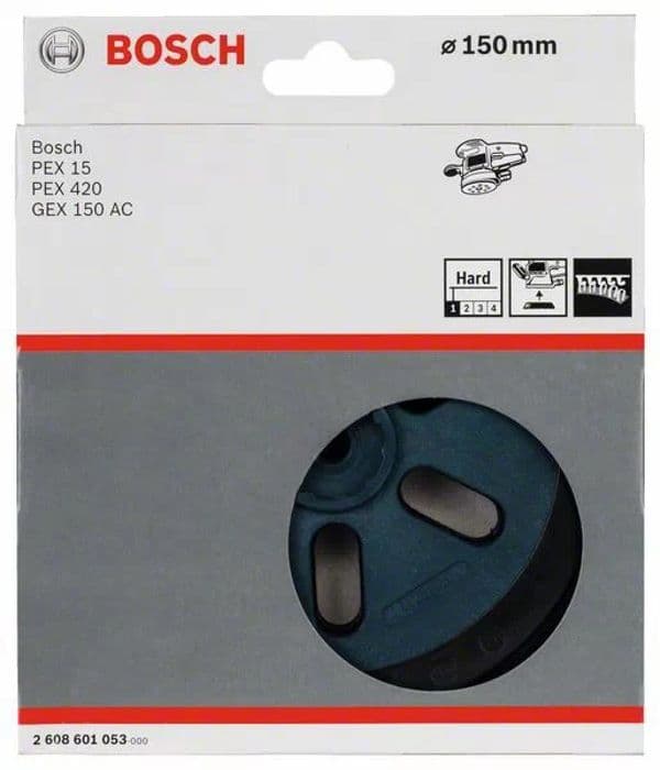 Slipplatta diameter 150 mm - BOSCH - För slipning av färg, spackel och puts - 6 hål