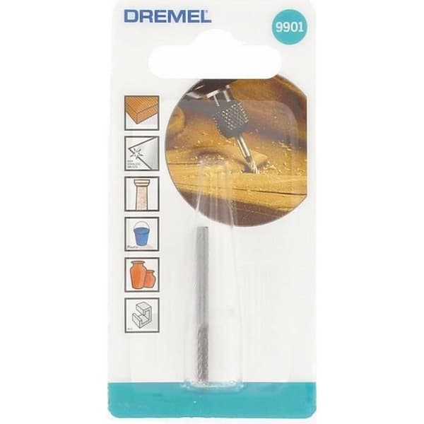 DREMEL 9901 volframkarbidskärare - För skulptering/gravering av metall/trä - Ø 3,2 mm