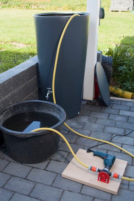 wolfcraft - Plastväska Pump för borrmaskin - Effekt 3000 l/h - ref. 2207000