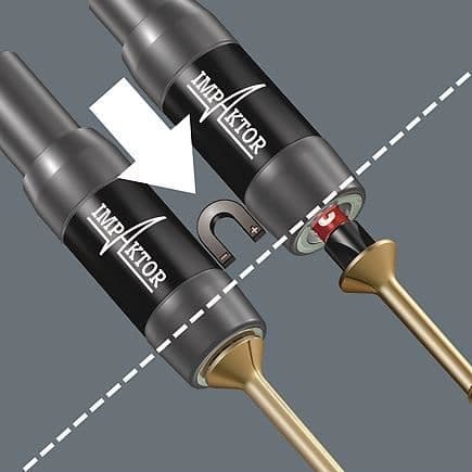 Bit-Check box med 9 bitar Mixed Impaktor + bitshållare WERA WERK 05073980001