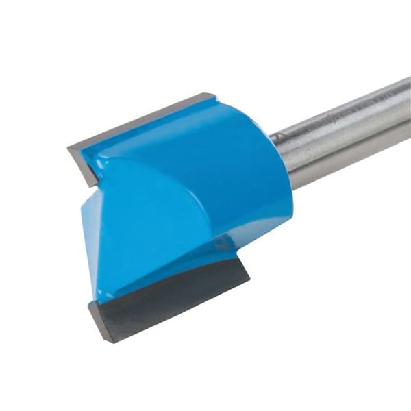 Verktygsmaskinstillbehör - Silverline förbrukningsmaterial för verktygsmaskiner - 868244 - 633505 Rak fräs 1/4" 20 x 20 mm Metrisk