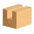 Miniatyrbild 4 av 4: Verktygsmaskinstillbehör - Silverline förbrukningsmaterial för verktygsmaskiner - 868244 - 633505 Rak fräs 1/4" 20 x 20 mm Metrisk