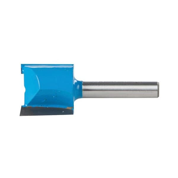 Verktygsmaskinstillbehör - Silverline förbrukningsmaterial för verktygsmaskiner - 868244 - 633505 Rak fräs 1/4" 20 x 20 mm Metrisk