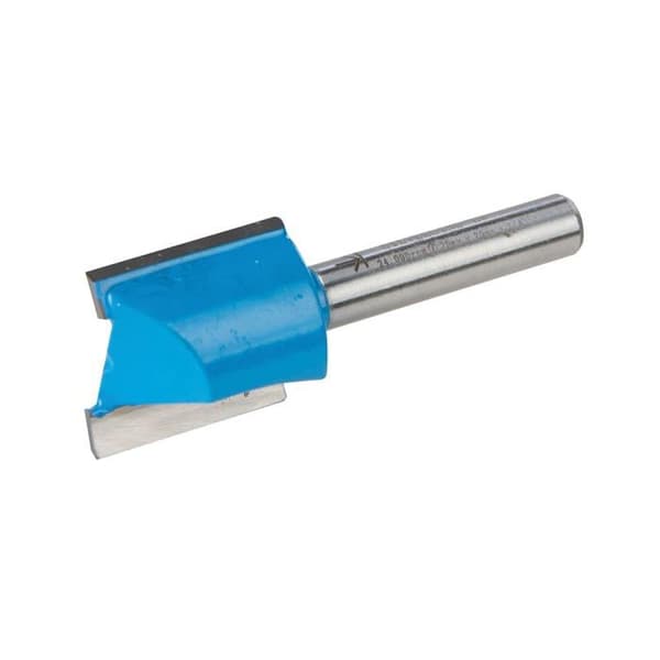 Verktygsmaskinstillbehör - Silverline förbrukningsmaterial för verktygsmaskiner - 868244 - 633505 Rak fräs 1/4" 20 x 20 mm Metrisk