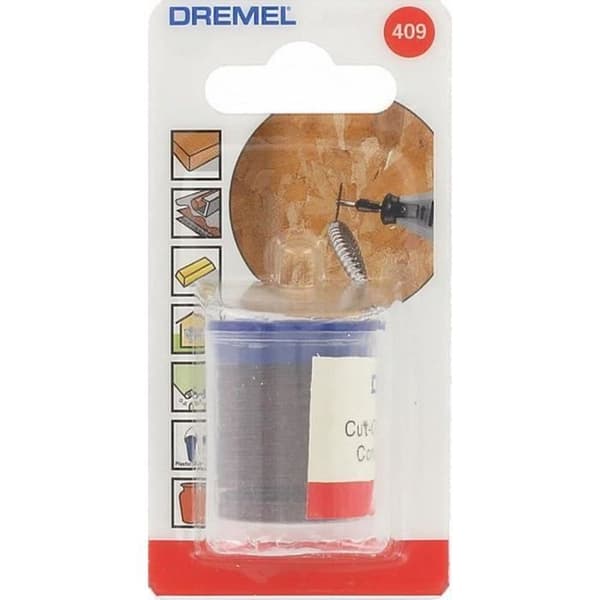 Set med 36 DREMEL 409 kapskivor - Arbetsdiameter Ø24mm - Kapar metall, trä och plast