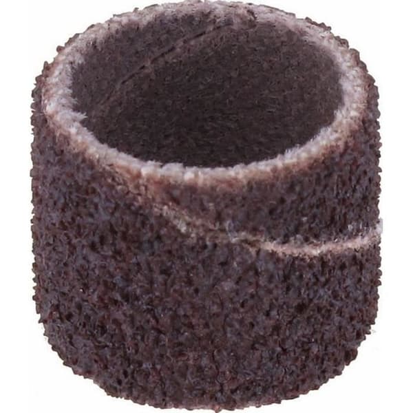 Set med 6 DREMEL 408 slipband - Diameter 13 mm - Korn 60 - För flerfunktionsverktyg