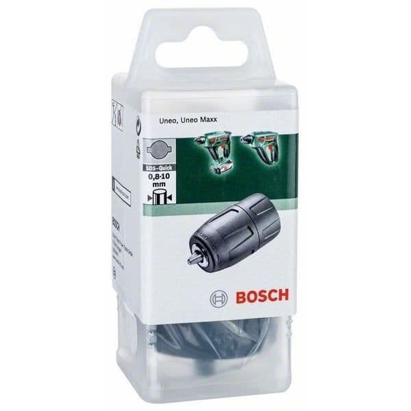 BOSCH Uneo automatisk chuckadapter 0,8-10,0 mm - Höger/vänster manövrering - Svart