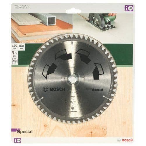 Bosch 2609256891 Cirkelsågblad Special 190 mm