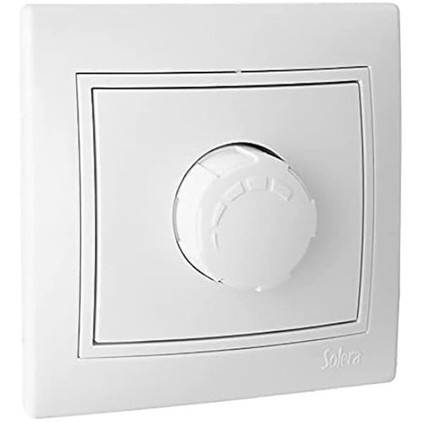 Klocka - SOLERA - RXZER23 - Vit LED-regulator - Tranbärsfärg