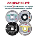 Miniatyrbild 1 av 3: Bågskiva - BOSCH EXPERT - 2608900533 - 125mm - Diamantkonkrecioner - X-LOCK