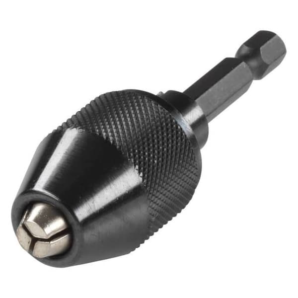 Nyckellös metallchuck - WOLFCRAFT - Ø 6,5 mm - Stål - Svart