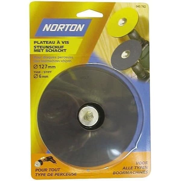Platta med skruv för borrmaskin - D: 127 mm
