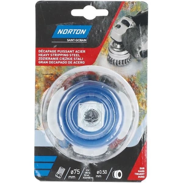 Brosch disk med vridet stål 75 Norton