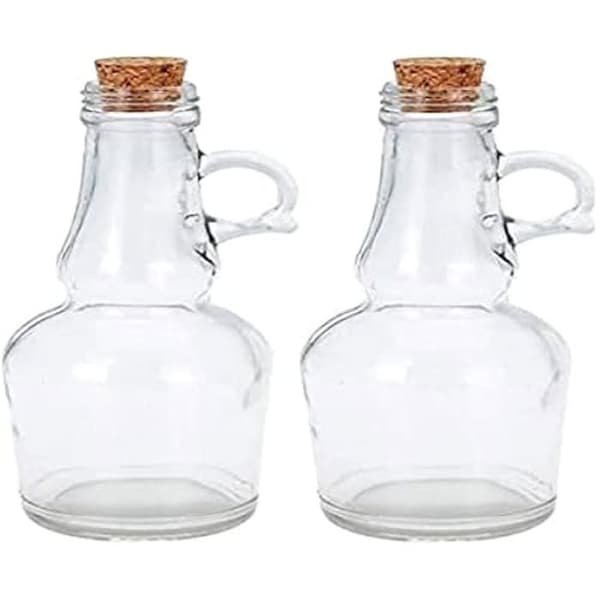 Olje- och vinägerset - EJ TILLGÄNGLIG - 250 ml - 2 glasflaskor - Praktiskt för att smaksätta dina rätter