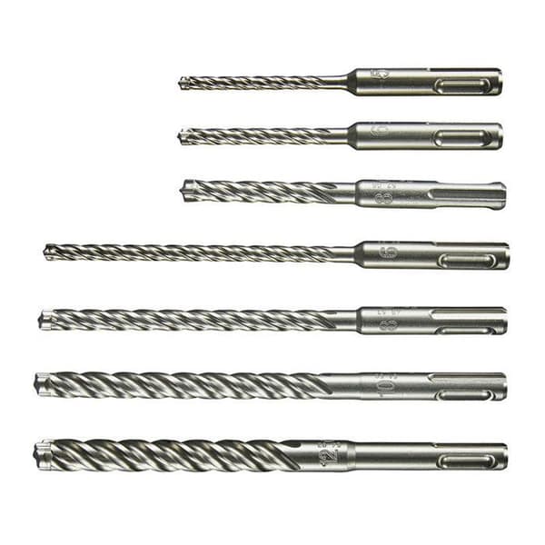 Coffert med 7 borrar NEMESIS II MAKITA E-14928 med SDS-Plus-fäste (kort)