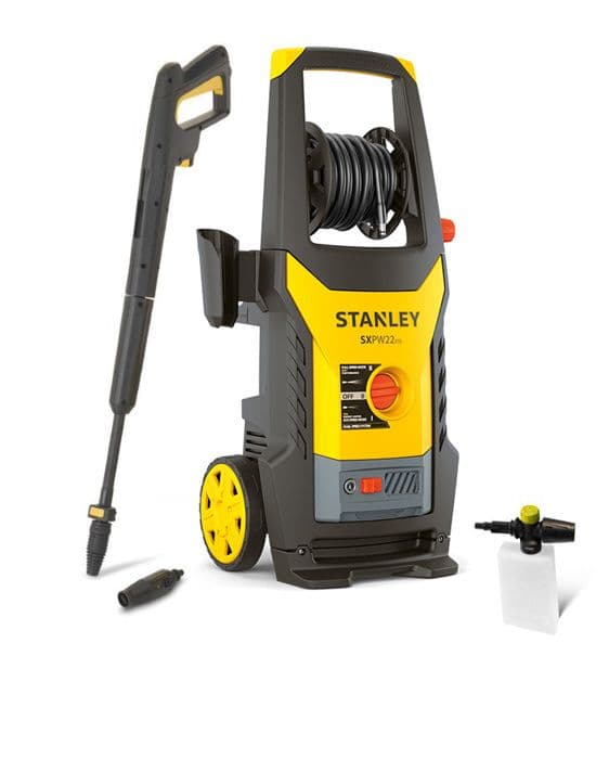 Stanley högtryckstvätt SXPW22DSS-E (2200 W, 160 bar, 460 l/h) | 2200W | 160 bar | 460 l/h
