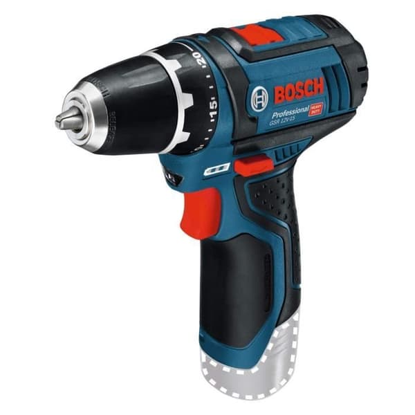 Bosch Professional GSR 12V-15 borrskruvmejsel utan batteri - 0601868101