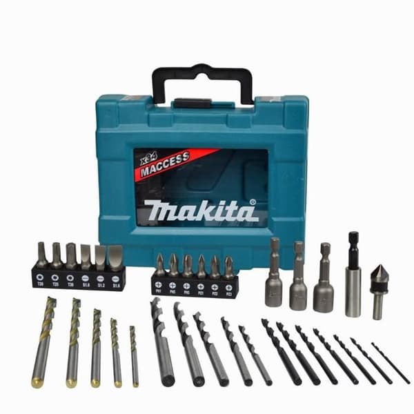 Box med 34 MACCESS borrtillbehör - MAKITA - D-36980