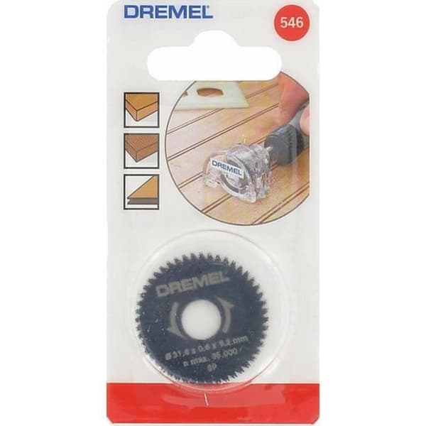 Set med 2 skärblad - DREMEL - 546 - Diameter 31,8 mm - För minicirkelsåg 670