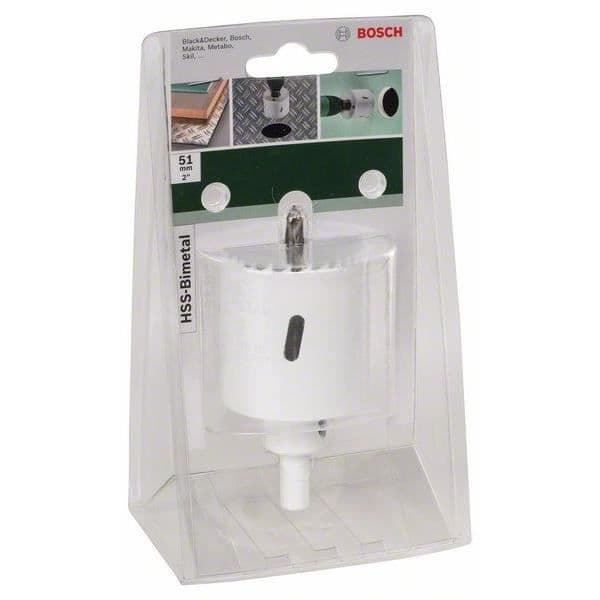 BOSCH bimetall HSS hålsåg - Ø 51 mm - Kompatibel med alla märken