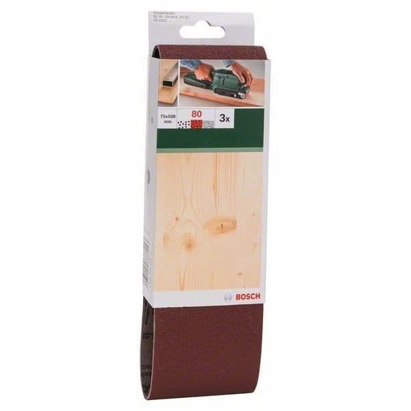 BOSCH Tillbehör - 3 band ab. 75x508mm rw b &amp; d g80 -