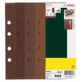 Miniatyrbild 1 av 2: Slipskivor för BOSCH orbitalslip - Set om 25 - Korn 60, 80, 120, 240 - 93x230 mm