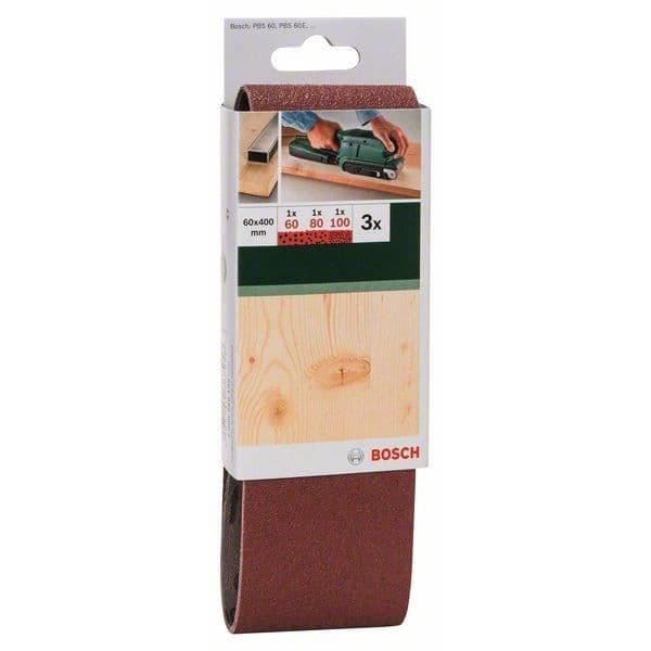 BOSCH Tillbehör - 3 band ab. 60x400mm rw sortiment. -