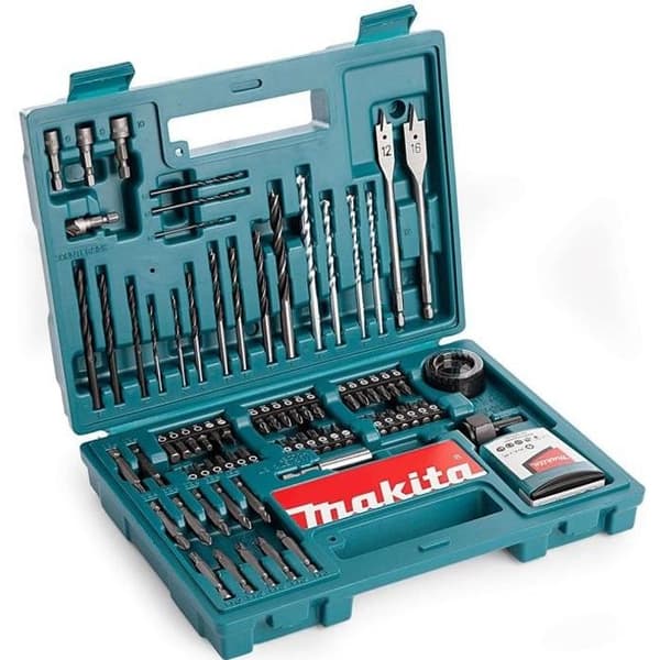 100-delat borrtillbehörssats - MAKITA B-53811 - bits, borr, hålsågar och hylsnycklar