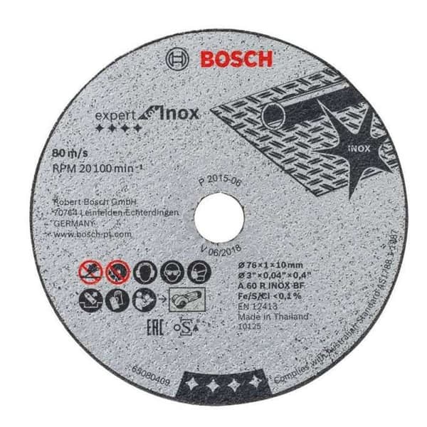 Kapskivor Expert för Inox 76mm - BOSCH - 2608601520