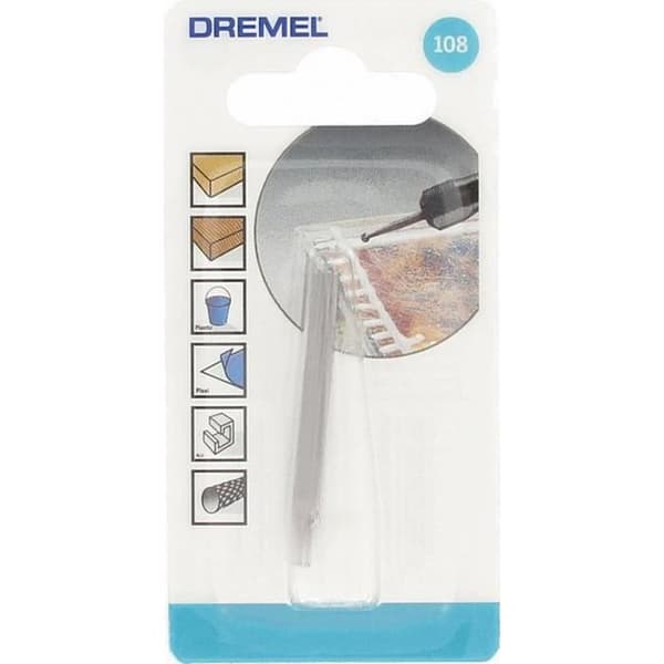 Set med 3 DREMEL 108 gravyrskärare - Cylindrisk spets Ø 0,8 mm - Träskulptur och gravyr